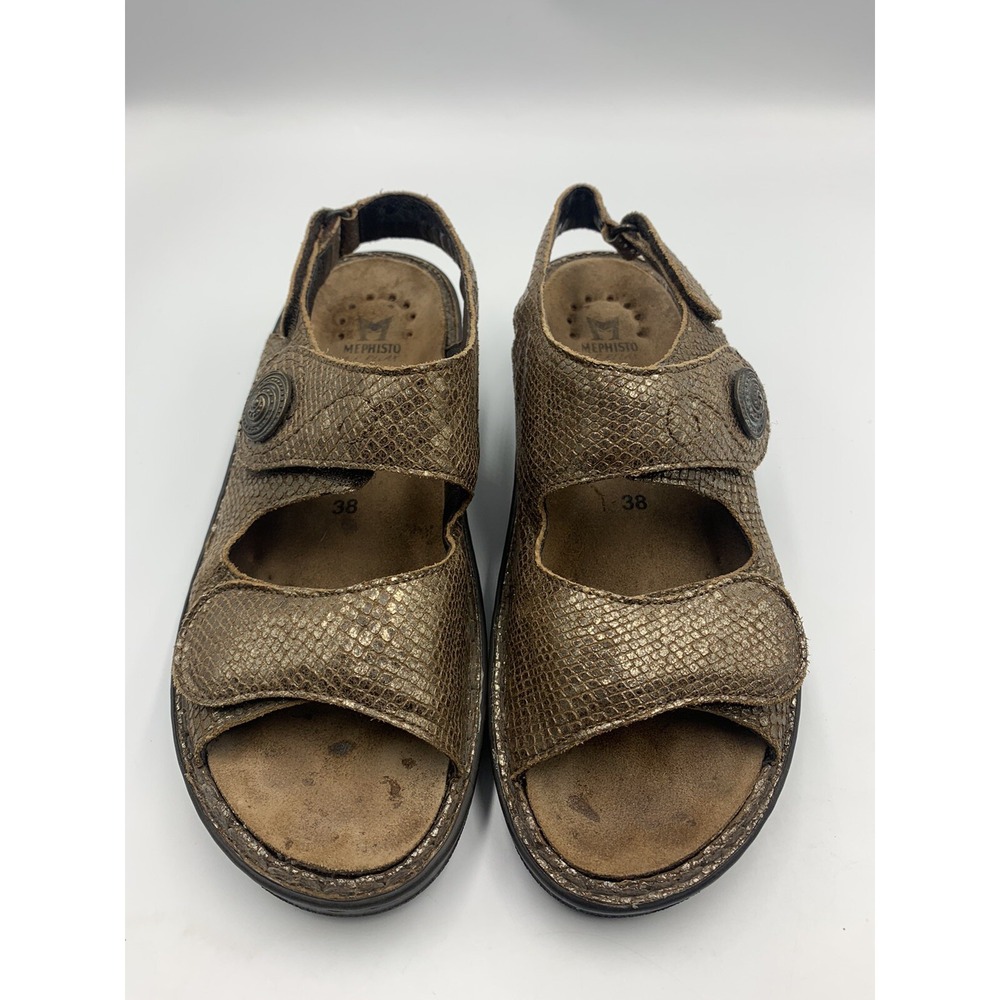 Mephisto air-relax mobils Jissy bronze sandals size EU 38 US 8